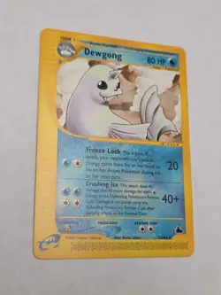 DEWGONG 7/144 Skyridge NON-HOLO Rare Pokemon TCG NM - Image 3