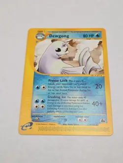 DEWGONG 7/144 Skyridge NON-HOLO Rare Pokemon TCG NM - Image 4
