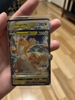 Dragonite V And Dragonite Vstar Promo. Pokemon Go Stamped. Sealed. - Image 1