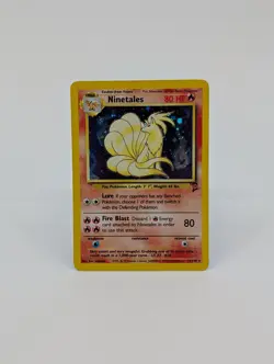 Pokemon TCG Ninetales Base Set 2 13/130 - Unlimited, Holo, Rare - Image 1