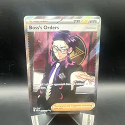 Boss’s Orders 256/217 Ultra Rare Full Art Pokemon TCG Ascended Heroes NM - Image 1