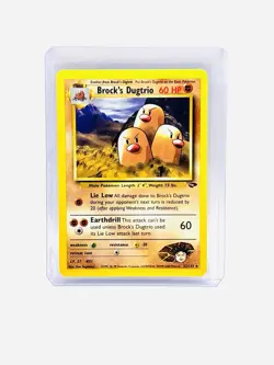 Brock's Dugtrio 22/132 Gym Challenge Regular Pokemon TCG NM/EX - Image 1