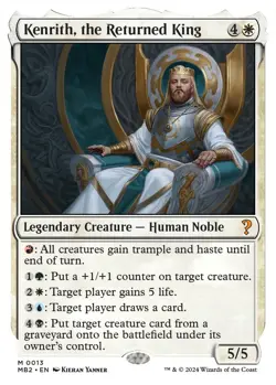 LP - Normal - Kenrith, the Returned King (White Border) - 13 - Mystery Booster 2 - Image 1