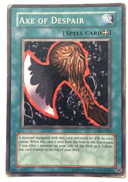 YuGiOh! - Axe of Despair - SYE-035 - Unlimited - Common - Image 1