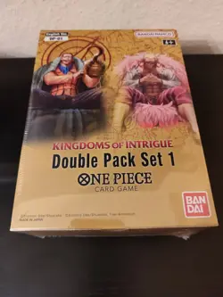OP04 One Piece TCG Kingdoms of Intrigue Double Pack Set 1 English Sealed Neu - Image 1
