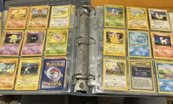 Pokemon Cards Near Complete Base Set Non Holos Played - Image 3