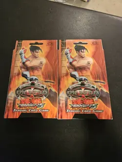 Lot of 2 Epic Battles TCG Tekken 5 Starter Decks First Edition Trading Card Game - Image 1