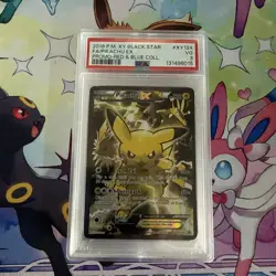 Pokemon Pikachu EX XY124 Black Star Promo 2016 Holo Card TCG - Image 1