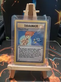 Misty’s Duel 123/132 | Gym Heroes | Non Holo Trainer Card NM - Image 1