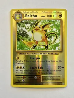 Raichu 36/108 Reverse Holo Rare XY Evolutions Pokemon Card NM - Image 1