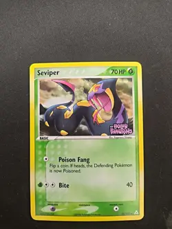 Seviper 32/110 EX Holon Phantoms Reverse Holo Stamped Pokemon Card LP - Image 1