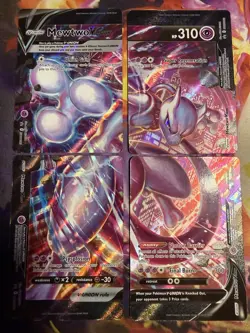 Mewtwo V-UNION [Set of 4] SWSH: Sword & Shield Promo Cards Holo - Image 1