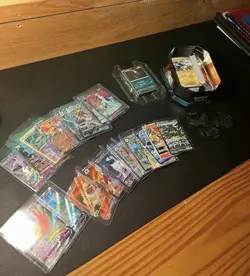 Pokemon Card Collection Lot! Full Art, EX, Rare Cards, Holographic, And Tin - Image 1