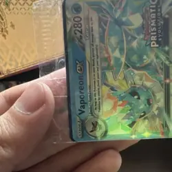 Pokemon TCG Vaporeon ex Prismatic Evolutions Promo Holo 023/131 280 HP Card - Image 4