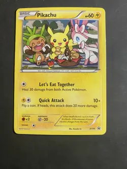 Pokemon Pikachu TCG XY95 XY Black Star Promo Holo Card - Image 1