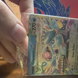 Pokemon Glaceon ex Prismatic Evolutions Promo Holo Card 026/131 HP 270 - Image 3