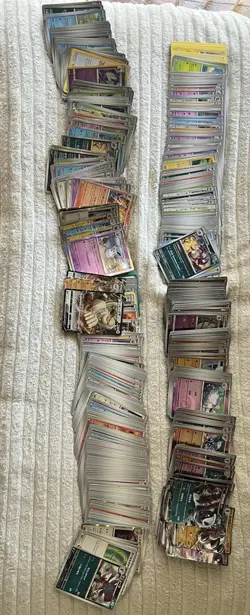 Pokemon Card Lot (300+ cards) mega evolution, Chinese Gem pack 3 mix lot - Image 2