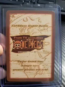 BANDAI One Piece Hyper Battle LUFFY PIRATES ACE C513 HOLO FOIL SCARCE EARLY CARD - Image 2