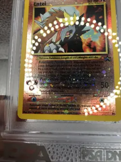PSA 6 EX-MT Entei 34 Promo Black Star Reverse Holo Pokemon Trading Card SWIRL - Image 3