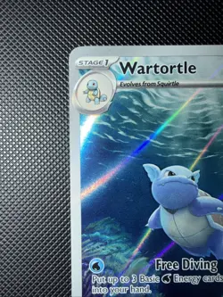 Pokemon TCG Wartortle Holo Card 171/165 SV151 Scarlet & Violet NM Condition - Image 2
