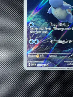 Pokemon TCG Wartortle Holo Card 171/165 SV151 Scarlet & Violet NM Condition - Image 5