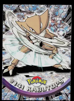 Pokemon Card - Kabutops Topps TV Animation Edition 141 Blue Logo - Image 1