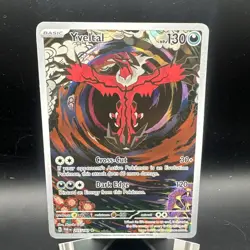 Yveltal 205/182 Holo Illustration Rare Paradox Rift Pokemon Card - Image 1
