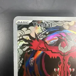 Yveltal 205/182 Holo Illustration Rare Paradox Rift Pokemon Card - Image 2