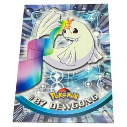 Dewgong Pokemon Card Topps #87 TV Animation Edition Series Blue Logo - Image 1