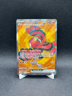 Pokemon Card Oricorio Ex 110/094 Phantasmal Flames Full Art Holo Rare NM - Image 1