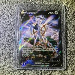 Arceus v Alternate Full Art Holo Card 166/172 Swsh09 Brilliant Stars Holo - Image 1