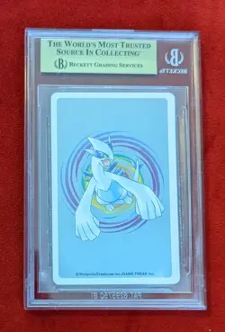 BGS 9.5 Hoppip Silver Lugia Back Nintendo Poker Playing Cards 187 Japanese 1999 - Image 2