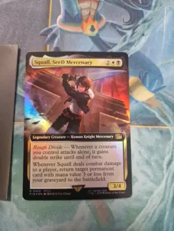 MTG: Squall, SeeD Mercenary. Extended Art Foil - Image 1