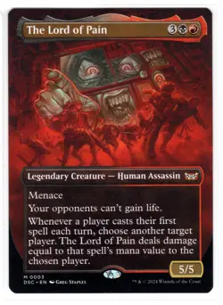 MTG The Lord of Pain (Borderless), Commander: Duskmourn (DSC) Regular Near Mint - Image 1