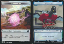 MTG Brothers' War - Laserbeak 2/2 & Powerstone [Token] (Foil) - Image 1