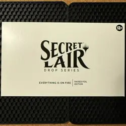 MTG Secret Lair x Everything is on Fire Raised Foil Edition Sealed - Image 1