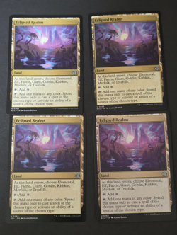 LOT of 4 MTG Eclipsed Realms #263 Uncommon Land Lorwyn Eclipsed Regular - Image 1