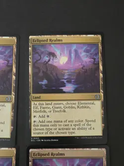 LOT of 4 MTG Eclipsed Realms #263 Uncommon Land Lorwyn Eclipsed Regular - Image 5