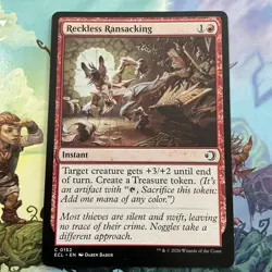 MTG Reckless Ransacking Regular C Lorwyn Eclipsed 152 M NM NP - Image 1