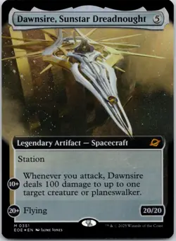 Dawnsire, Sunstar Dreadnought (Extended Art) 351 EOE LP FOIL MTG - Image 1