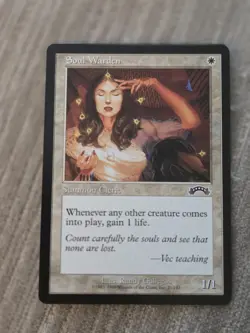 NM Soul Warden Exodus Mtg Magic the Gathering - Image 1