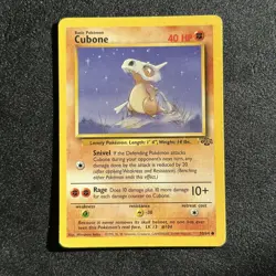 Cubone 50/64 Jungle WOTC Pokemon TCG Card - Image 1