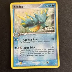 Seadra (Reverse Holo) 48/109 EX Team Rocket Returns Pokemon TCG - Image 1