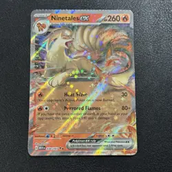 (Crimp Error) Ninetales ex 038/165 151 Pokemon TCG Card - Image 2