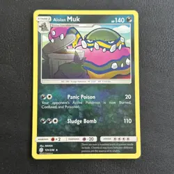 Alolan Muk 131/236 Cosmic Eclipse NM Pokemon Card - Image 1