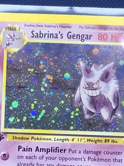 Sabrina's Gengar 14/132 1st Edition Holo Rare Gym Heroes Pokemon TCG NM/LP - Image 4