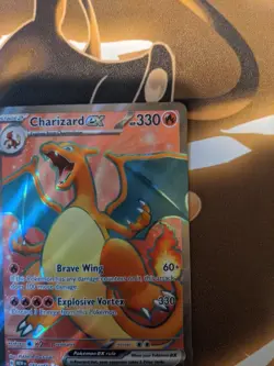 Pokemon TCG Charizard EX 183/165 Scarlet & Violet 151 Near Mint - Image 4