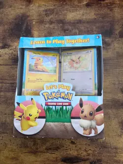 Let's Play Pokemon Pikachu and Eevee Collectible Box W/ 2 Decks Sealed 120 Cards - Image 1