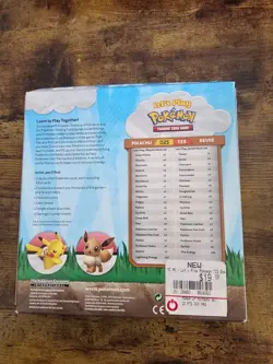 Let's Play Pokemon Pikachu and Eevee Collectible Box W/ 2 Decks Sealed 120 Cards - Image 2