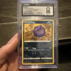 2021 Pokemon Koffing Chilling Reign Reverse Holo #94 CGC Guinness World Records - Image 1
